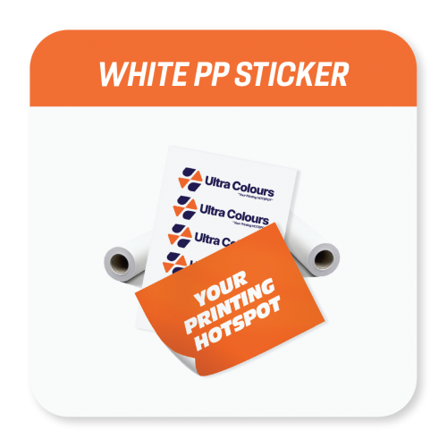 Sticker White PP