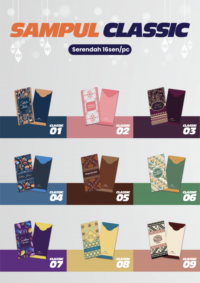 Sampul Raya 157gsm (Min 500pcs)