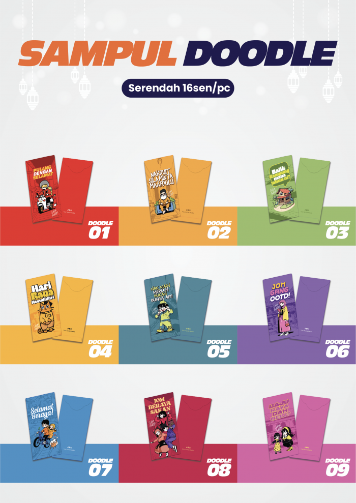 Sampul Raya 128gsm (Min 500pcs)
