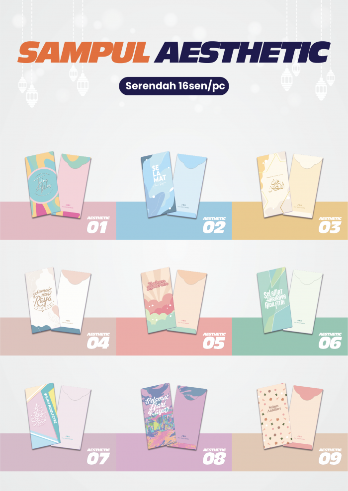 Sampul Raya 128gsm (Min 500pcs)