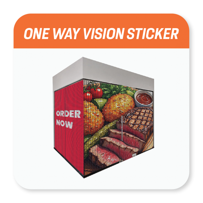 One Way Vision Sticker